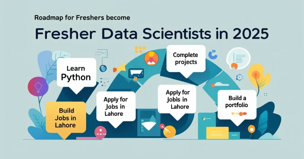 Roadmap for freshers to become entry-level data scientists in Lahore by 2025